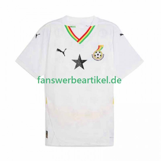 Trikot Ghana Herren Heimausrüstung 2025 Kurzarm