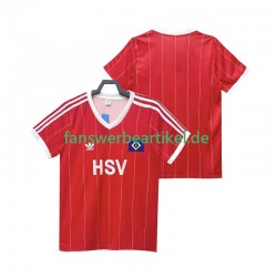 Retro 1983 1984 Trikot Hamburger SV Herren Auswärtsausrüstung Kurzarm