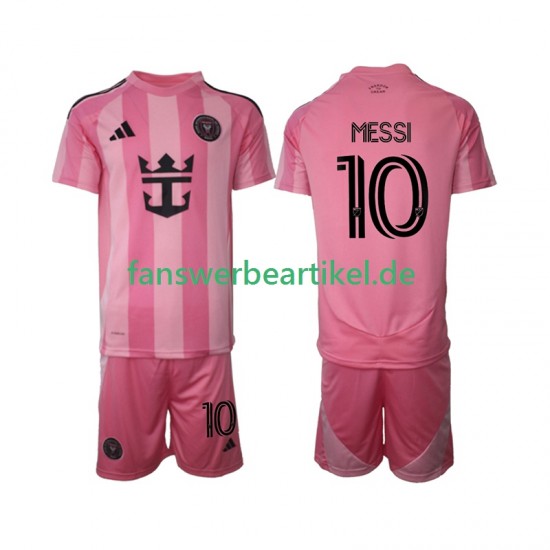 Lionel Messi 10 Trikot Inter Miami Kinder Heimausrüstung 2025 Kurzarm