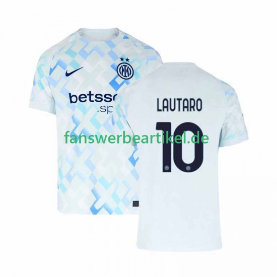Lautaro Martinez 10 Trikot Inter Mailand Herren Auswärtsausrüstung 2025-2026 Kurzarm