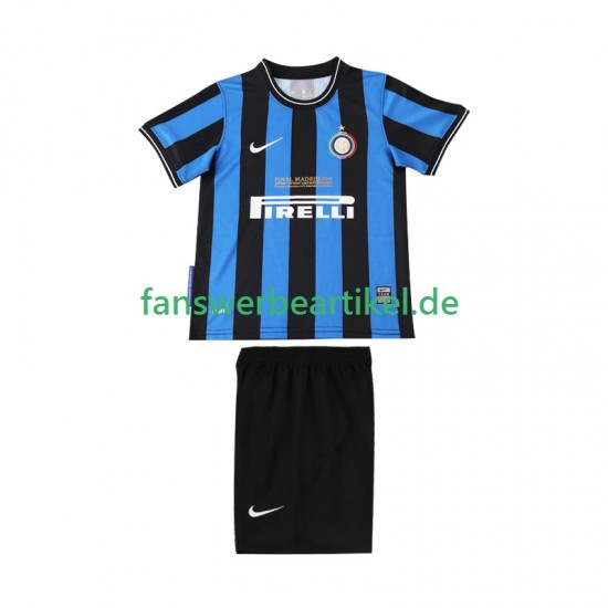 Retro 2009 Trikot Inter Mailand Kinder Heimausrüstung 2010 Kurzarm
