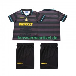 Retro 1997 1998 Trikot Inter Mailand Kinder Ausweich ausrüstung Kurzarm
