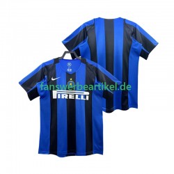 Retro 2005 Trikot Inter Mailand Herren Heimausrüstung 2004 Kurzarm