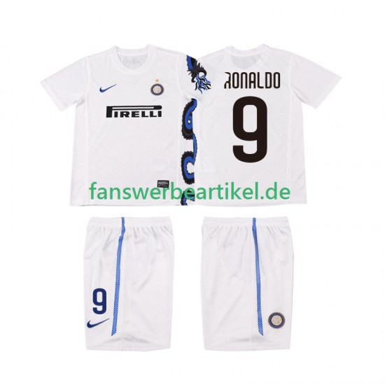Ronaldo 9 Retro Trikot Inter Mailand Kinder Auswärtsausrüstung 2011 2010 Kurzarm
