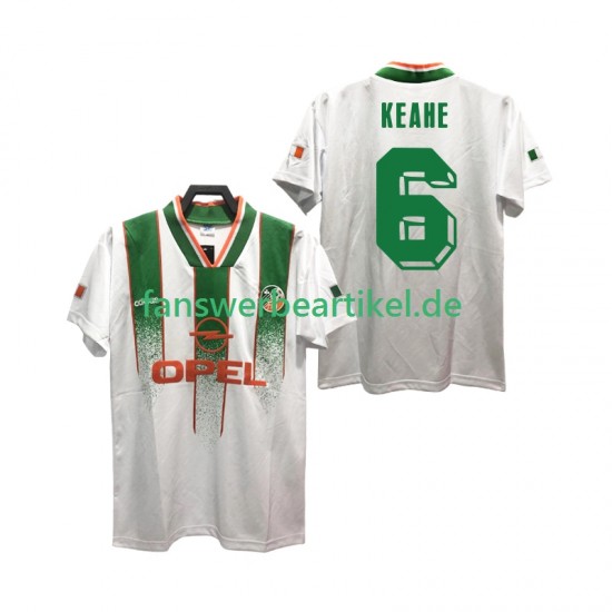 KEAHE 6 Retro Trikot Irland Herren Auswärtsausrüstung 1994 Kurzarm