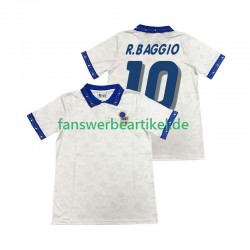 Roberto Baggio 10 Retro Trikot Italien Herren Auswärtsausrüstung 1994 Kurzarm