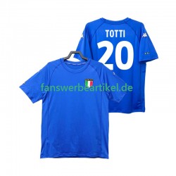 Totti 20 Retro 2000 Trikot Italien Herren Heimausrüstung Kurzarm