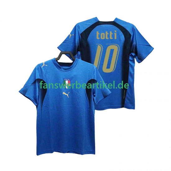 Totti 20 Retro Trikot Italien Herren Heimausrüstung 2006 Kurzarm