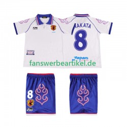 NAKATA 8 Retro 1998 Trikot Japan Kinder Auswärtsausrüstung Kurzarm