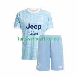 Trikot Juventus Turin Kinder Auswärtsausrüstung 2025-2026 Kurzarm