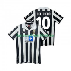 DEL PIERO 10 Retro 2000 Trikot Juventus Turin Herren Heimausrüstung 1999 Kurzarm