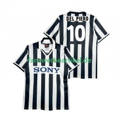 DEL PIERO 10 Retro 1995 1996 Trikot Juventus Turin Herren Heimausrüstung Kurzarm