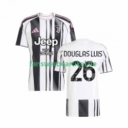 Douglas Luiz 26 Trikot Juventus Turin Herren Heimausrüstung 2025-2026 Kurzarm