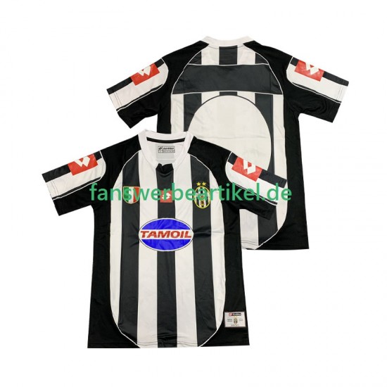 Retro 2002 2003 Trikot Juventus Turin Herren Heimausrüstung Kurzarm