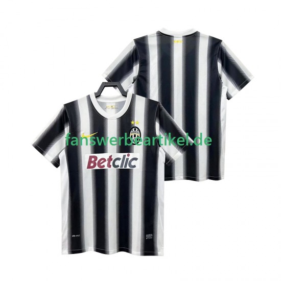 Retro 2012 Trikot Juventus Turin Herren Heimausrüstung 2011 Kurzarm