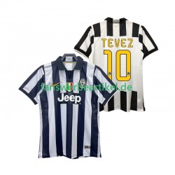 TEVEZ 10 Retro 2014 2015 Trikot Juventus Turin Herren Heimausrüstung Kurzarm