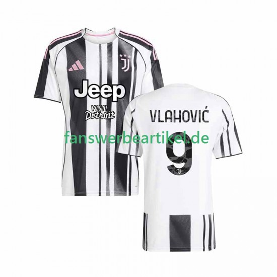 Vlahovic 9 Trikot Juventus Turin Herren Heimausrüstung 2025-2026 Kurzarm