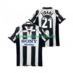 ZIDANE 21 Retro 1997 1998 Trikot Juventus Turin Herren Heimausrüstung Kurzarm