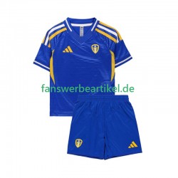 Trikot Leeds United Kinder Auswärtsausrüstung 2025-2026 Kurzarm