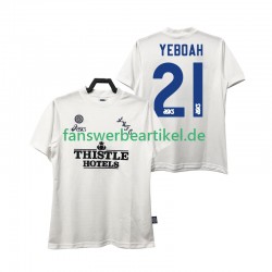 YEBOAH 21 Retro 1995 1996 Trikot Leeds United Herren Heimausrüstung Kurzarm