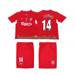 ALONSO 14 Retro LWP 2005 Trikot Liverpool Herren Heimausrüstung 2004 Kurzarm