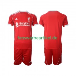 Trikot Liverpool Kinder Heimausrüstung 2025-2026 Kurzarm