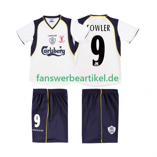 FOWLER 9 Retro LWP 2001 2002 Trikot Liverpool Herren Auswärtsausrüstung Kurzarm