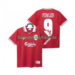 FOWLER 9 Retro 1996 1998 Trikot Liverpool Herren Heimausrüstung Kurzarm