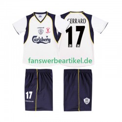 GERRARD 17 Retro LWP 2001 2002 Trikot Liverpool Herren Auswärtsausrüstung Kurzarm
