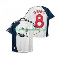 GERRARD 8 Retro Trikot Liverpool Herren Auswärtsausrüstung 2008 2006 Kurzarm
