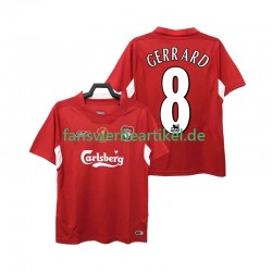 GERRARD 8 Retro 2005 Trikot Liverpool Herren Heimausrüstung 2004 Kurzarm