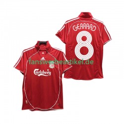 GERRARD 8 Retro Trikot Liverpool Herren Heimausrüstung 2008 2006 Kurzarm