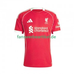 Trikot Liverpool Herren Heimausrüstung 2025-2026 Kurzarm