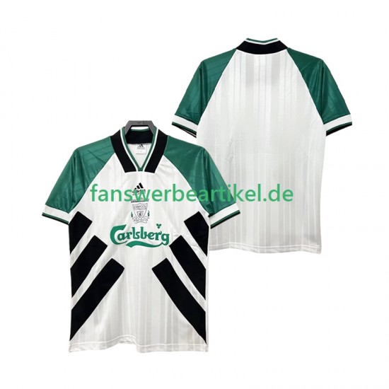 Retro 1993 1995 Trikot Liverpool Herren Auswärtsausrüstung Kurzarm