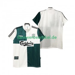 Retro 1995 1996 Trikot Liverpool Herren Auswärtsausrüstung Kurzarm