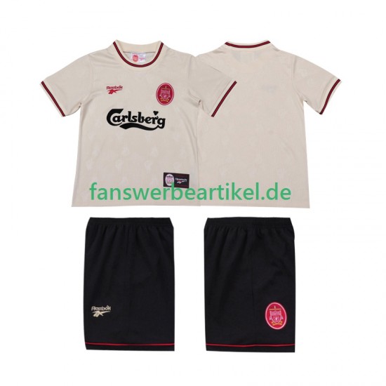 Retro LWP 1996 1997 Trikot Liverpool Kinder Auswärtsausrüstung Kurzarm