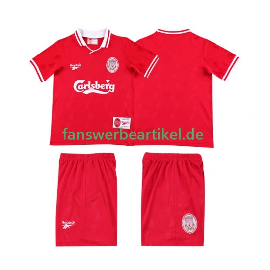Retro LWP 1996 1997 Trikot Liverpool Kinder Heimausrüstung Kurzarm