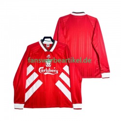 Retro 1993 1995 Trikot Liverpool Herren Heimausrüstung Langarm