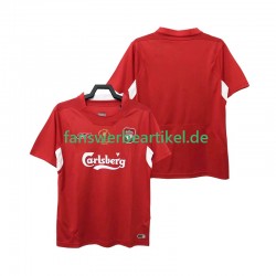 Retro 2005 Trikot Liverpool Herren Heimausrüstung 2004 Kurzarm