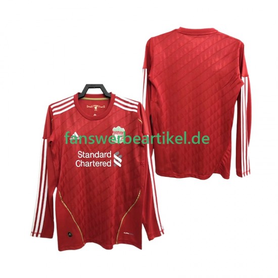Retro 2012 Trikot Liverpool Herren Heimausrüstung 2010 Langarm