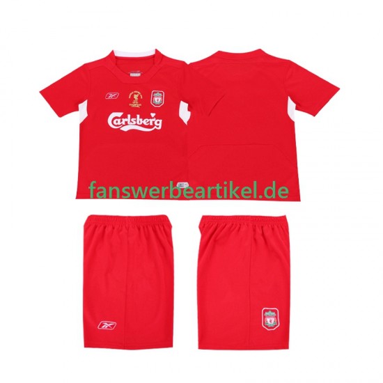 Retro LWP 2005 Trikot Liverpool Herren Heimausrüstung 2004 Kurzarm