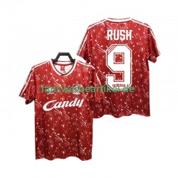 Rush 9 Retro 1989 1991 Trikot Liverpool Herren Heimausrüstung Kurzarm