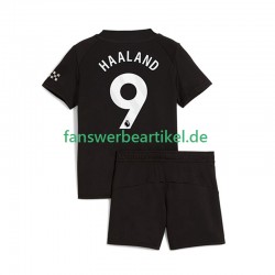 Erling Haaland 9 Trikot Manchester City Kinder Auswärtsausrüstung 2025-2026 Kurzarm