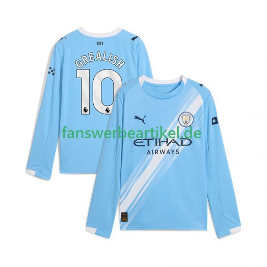 Jack Grealish 10 Trikot Manchester City Herren Heimausrüstung 2025-2026 Langarm