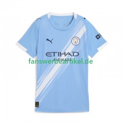 Trikot Manchester City Dame Heimausrüstung 2025-2026 Kurzarm