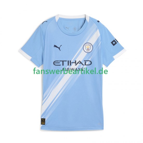 Trikot Manchester City Dame Heimausrüstung 2025-2026 Kurzarm