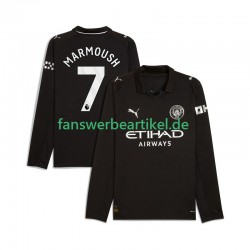 Omar Marmoush 7 Trikot Manchester City Herren Auswärtsausrüstung 2025-2026 Langarm