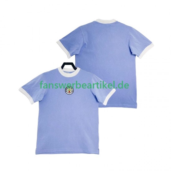 Retro 1972 Trikot Manchester City Herren Heimausrüstung Kurzarm