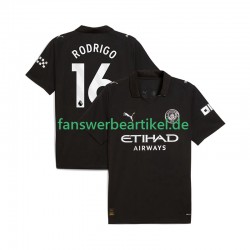 Rodrigo Hernandez 16 Trikot Manchester City Herren Auswärtsausrüstung 2025-2026 Kurzarm