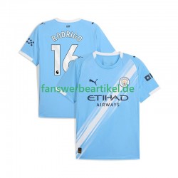 Rodrigo Hernandez 16 Trikot Manchester City Herren Heimausrüstung 2025-2026 Kurzarm
